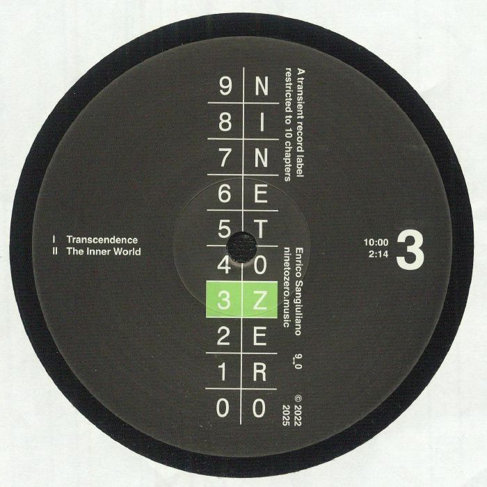 Enrico Sangiuliano - Transcendence EP (12")