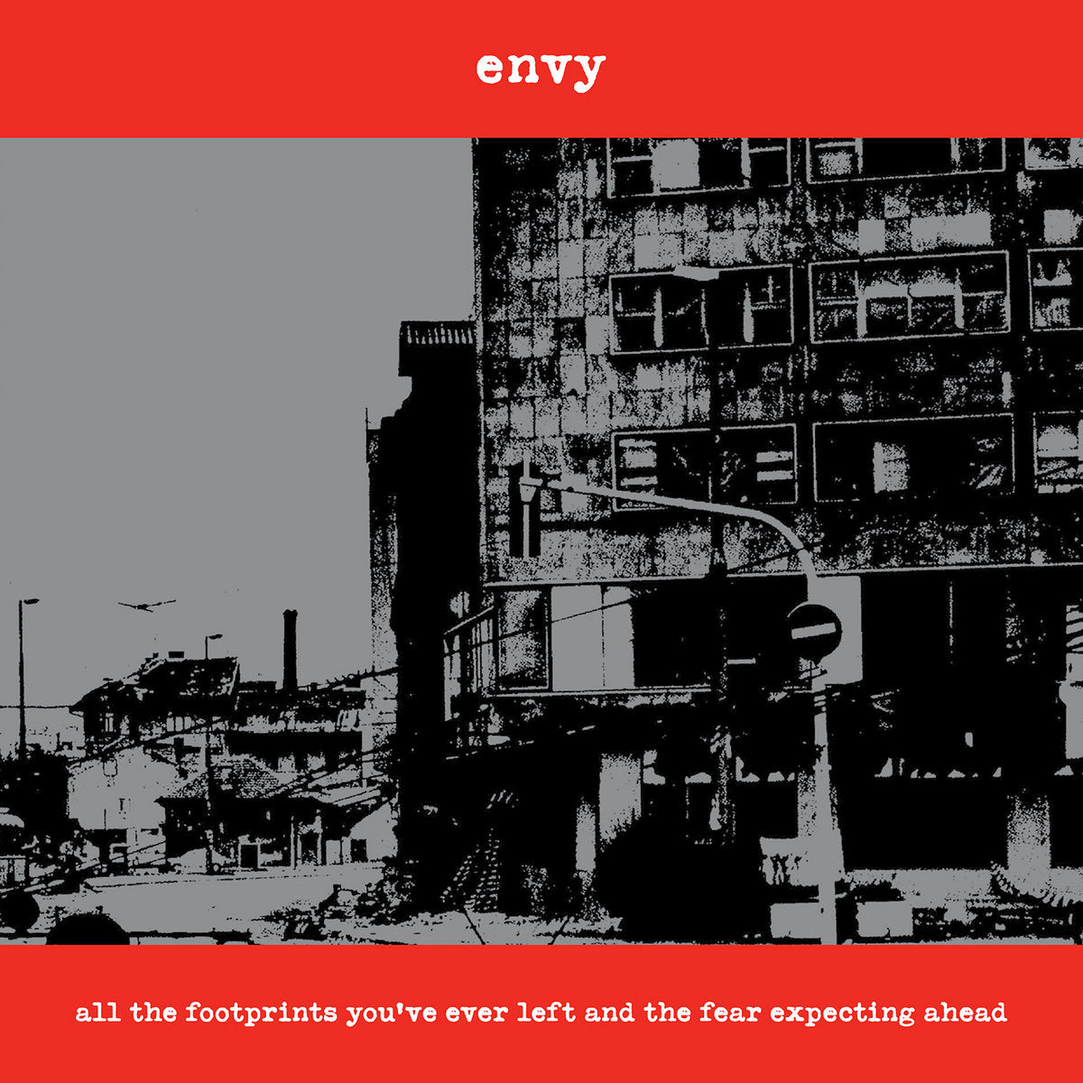 Envy – All The Footprints You've Ever Left And The Fear Expecting Ahead (LP, Pearlescent Metallic Silver, Temporary Residence Limited, 2025) Front Cover