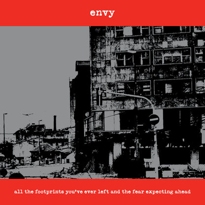 Envy – All The Footprints You've Ever Left And The Fear Expecting Ahead (LP, Pearlescent Metallic Silver, Temporary Residence Limited, 2025) Front Cover