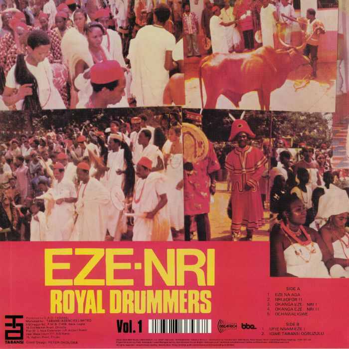 Eze-Nri Royal Drummers - Eze-Nri Royal Drummers Vol 1 (LP)