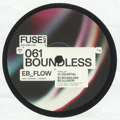 Eb_Flow – Boundless (12", Fuse London, 2025) Front Cover