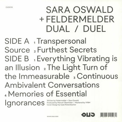 Sara Oswald & Feldermelder - Dual | Duel (LP)