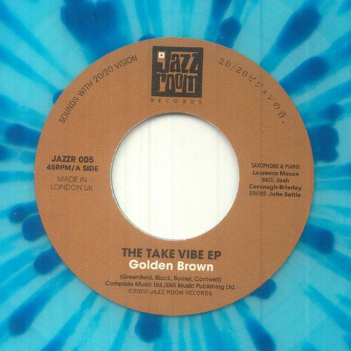 The Take Vibe EP - Golden Brown (7") (Blue Splatter)