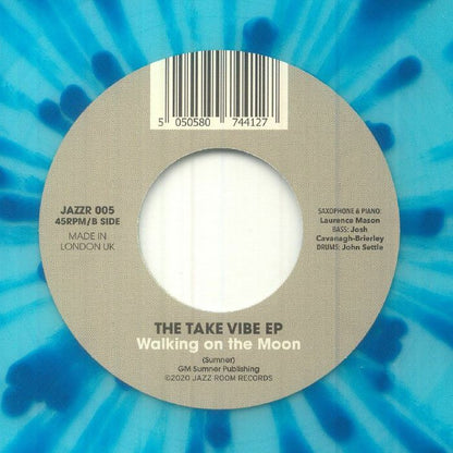 The Take Vibe EP - Golden Brown (7") (Blue Splatter)