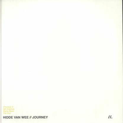 Hidde Van Wee – Journey (12", Homegrown, 2025) Back Cover