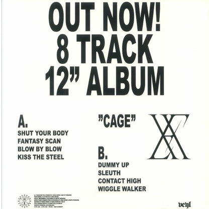 Harlem Electronics – Cage (LP, VEYL, 2025) Back Cover