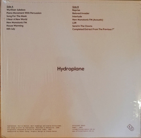 Hydroplane - Hydroplane (LP)