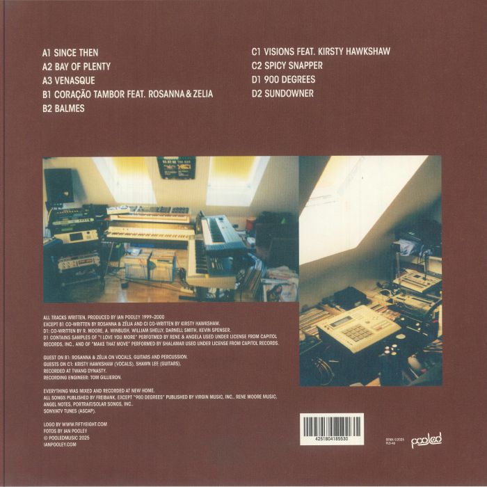 Ian Pooley – Since Then. (25 Years - Anniversary Edition) (2x12", Pooledmusic, 2025) Back Cover