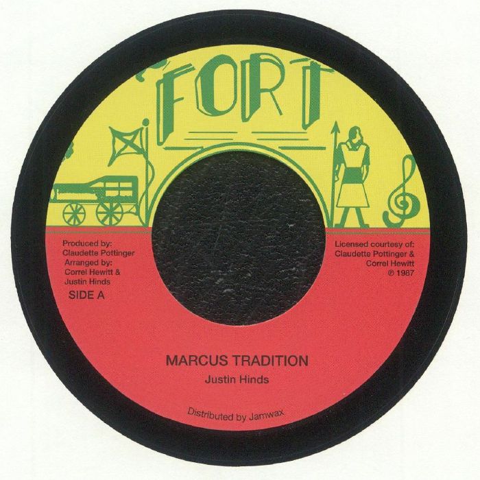 Justin Hinds – Marcus Tradition (7", Fort, 2025) Front Cover