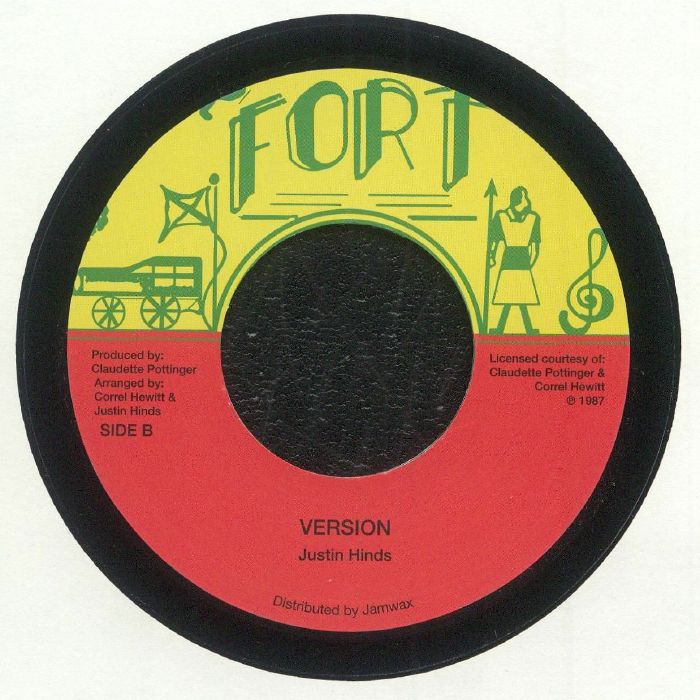 Justin Hinds – Marcus Tradition (7", Fort, 2025) Back Cover