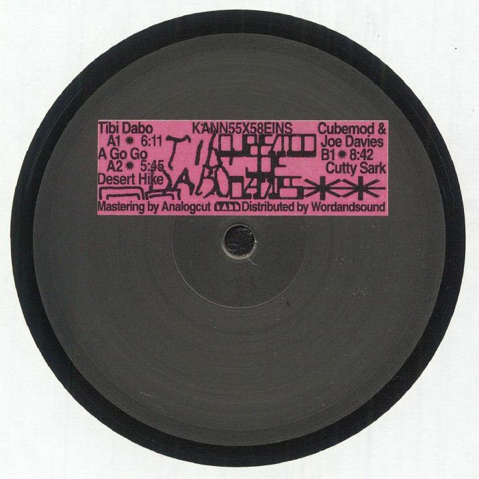 Tibi Dabo Cubemod Joe Davies – KANN55X58EINS (12", Kann Records, 2025) Front Cover