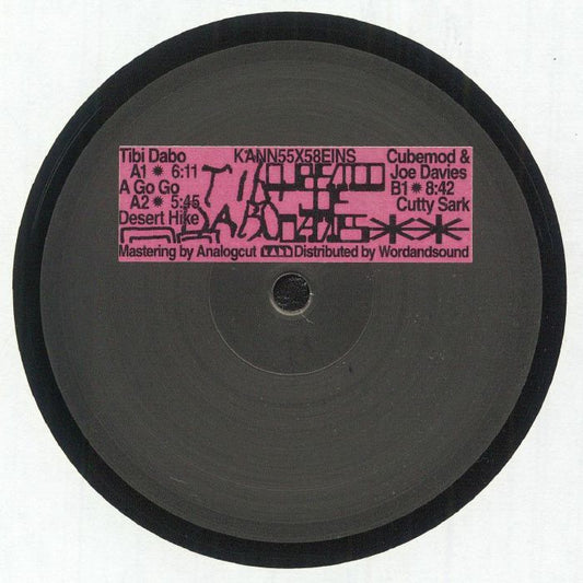 Tibi Dabo Cubemod Joe Davies – KANN55X58EINS (12", Kann Records, 2025) Front Cover