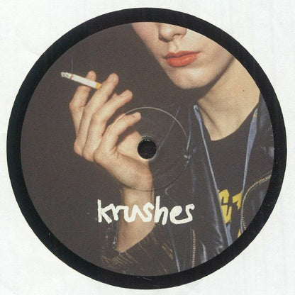 Kaz James – Rocker In The Disco / Dance Her Right (12", Krushes, 2025) Front Cover