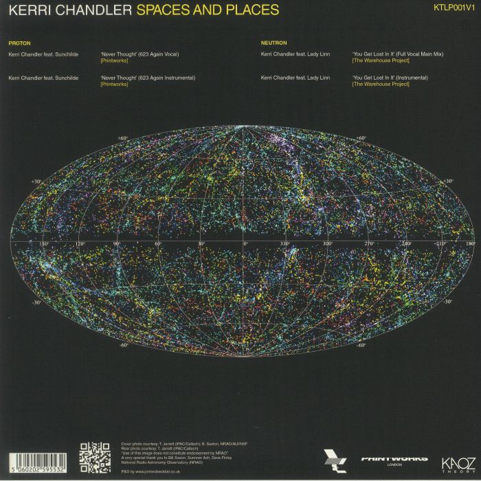 Kerri Chandler - Spaces And Places (Album Sampler Part 1) (12")