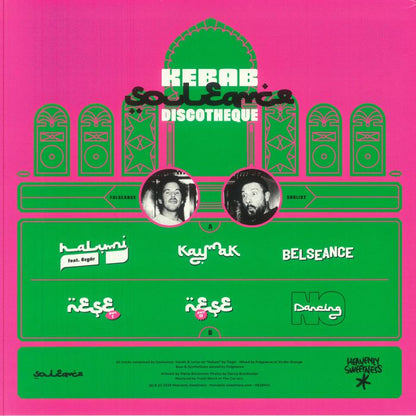 Souleance – Kebab Discotheque (12", Heavenly Sweetness, 2025) Back Cover