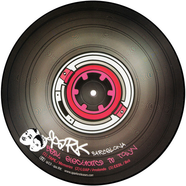 Various – spa.RK vs. Expanding (10", Expanding Records, 2007) Back Cover