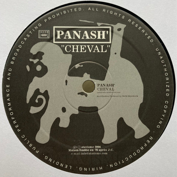 Panash' – Unicorn / Cheval (10", Atavisme, 2004) Image 4