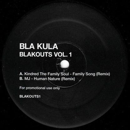 Kindred The Family Soul / MJ – Blakouts Vol. 1 (12", Blakouts, 2006) Front Cover
