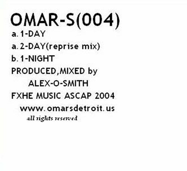 Omar-S – 004 (12", FXHE Records, 2004) Image 9