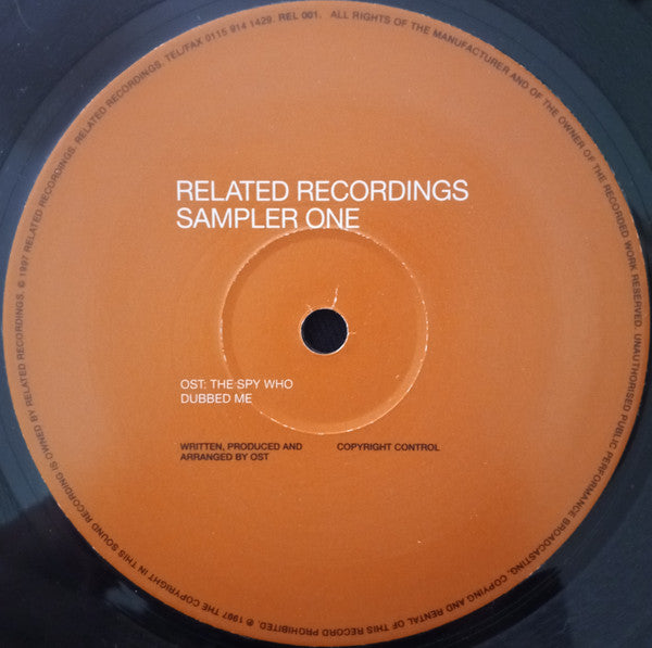 Genetica / OST – Related Recordings Sampler One (10", Related, 1997) Back Cover