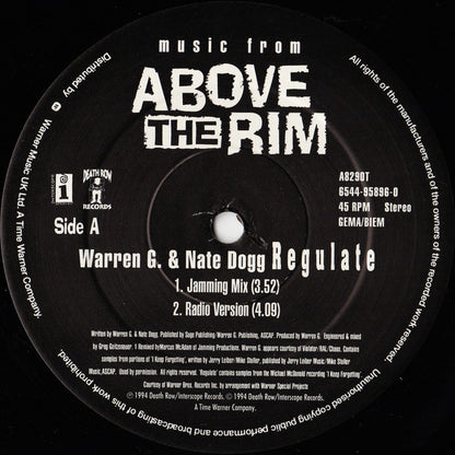 Warren G & Nate Dogg – Regulate (12", Interscope Records, 1994) Image 3