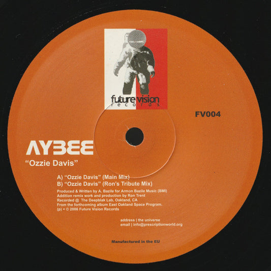 Aybee – Ozzie Davis (12", Future Vision Records, 2006) Front Cover