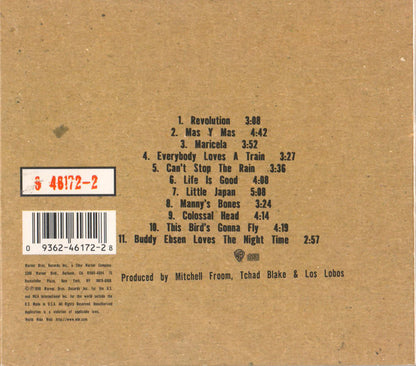 Los Lobos – Colossal Head (CD, Warner Bros. Records, 1996) Back Cover