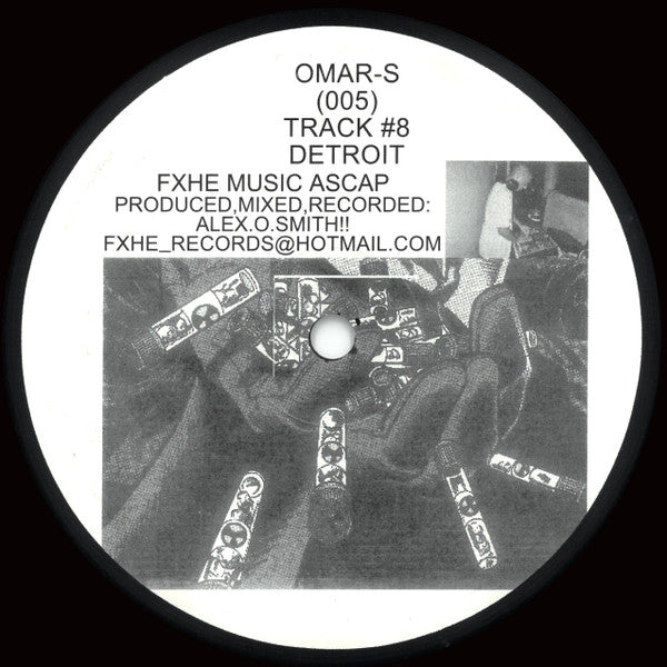 Omar-S – Track #8 (12", FXHE Records, 2004) Front Cover