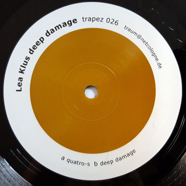 Lea Klus – Deep Damage (12", Trapez, 2003) Front Cover
