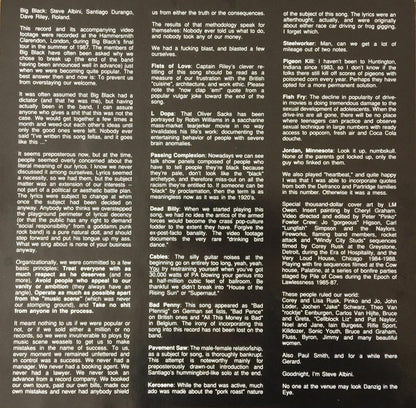 Big Black – Pigpile (LP, Touch And Go, 1992) Image 3