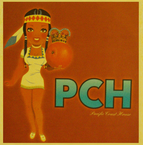 The Coastal Commission / Echo Park – Bring Down The Walls / Passing Presence (12", Orange, Pacific Coast House Recordings, 2003) Front Cover
