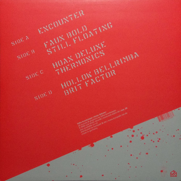 Falko Brocksieper – Hoax Deluxe (2x12", Sub Static, 2003) Back Cover