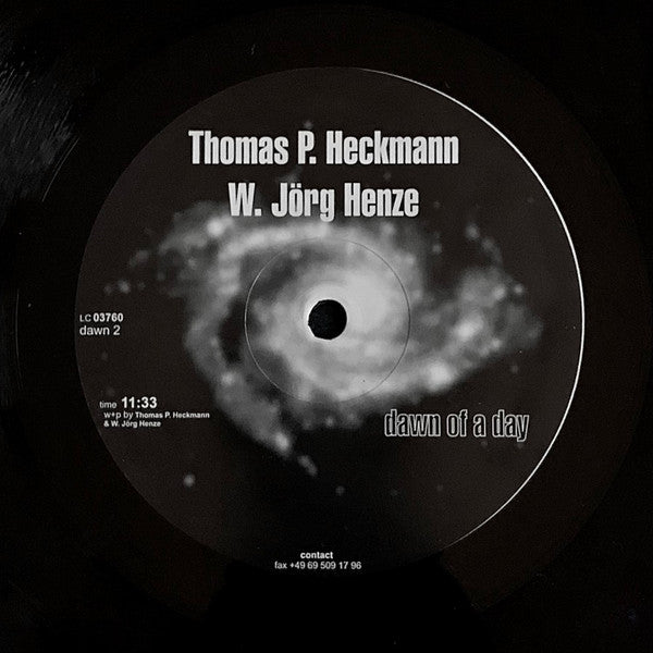 Thomas P. Heckmann & W. Jörg Henze – Dawn Of A Day (12", Dawn, 2000) Image 3