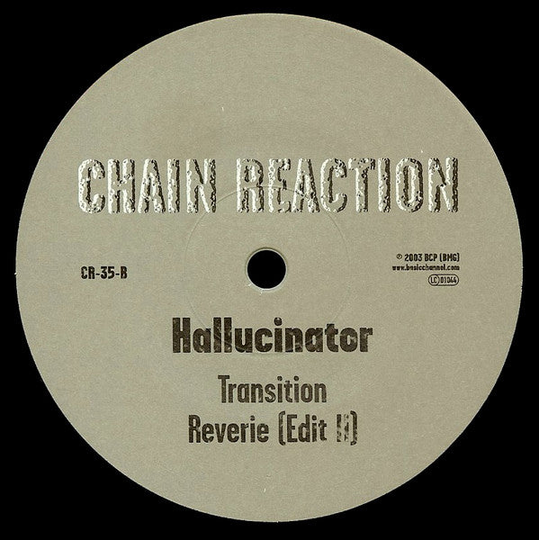 Hallucinator – Morpheus (12", Chain Reaction, 2003) Back Cover