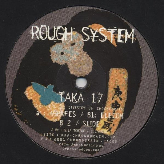 G. La Tortue & C. Carrier – Rough System (12", Taka, 2001) Front Cover