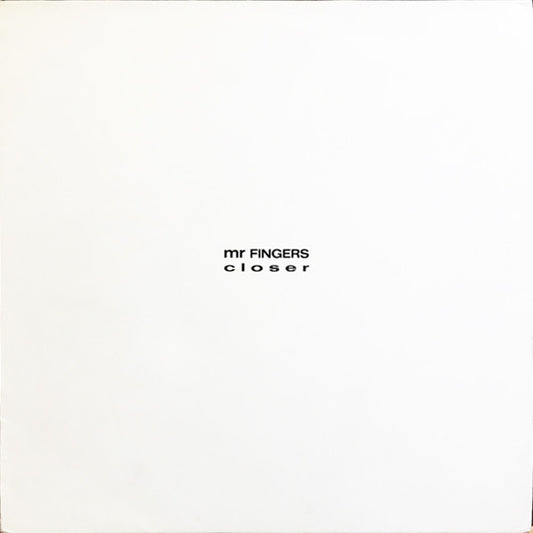 Mr Fingers – Closer (2x12", MCA Records, 1992) Front Cover