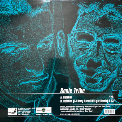 Sonic Tribe – Rotation (12", Journey, 2000) Back Cover