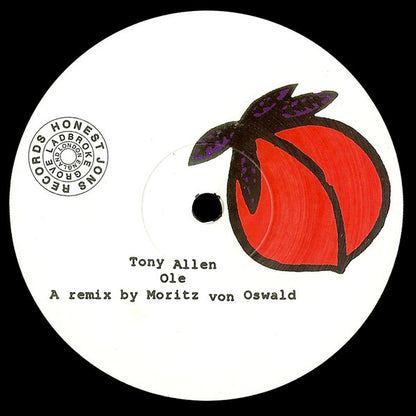 Tony Allen – Ole (12", Honest Jon's Records, 2007) Back Cover