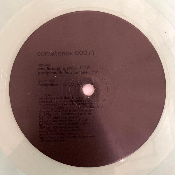 Terre Thaemlitz – Comatonse.000.R1 (12", Clear, Comatonse Recordings, 1996) Image 3
