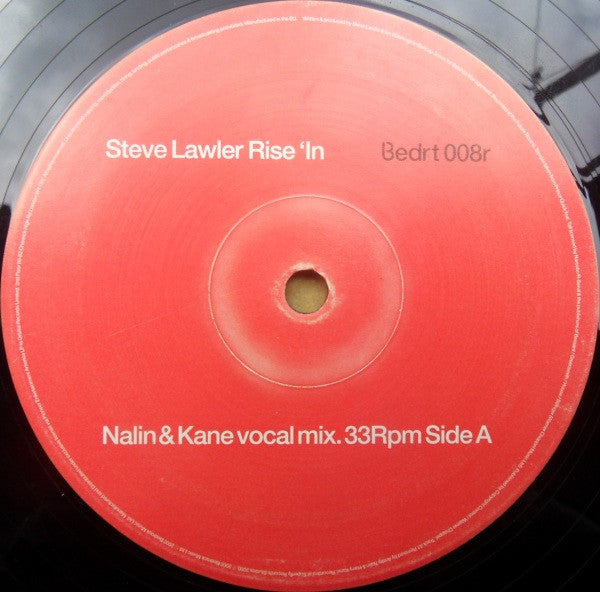 Steve Lawler – Rise 'In (Part 2) (12", Bedrock Records, 2000) Image 3