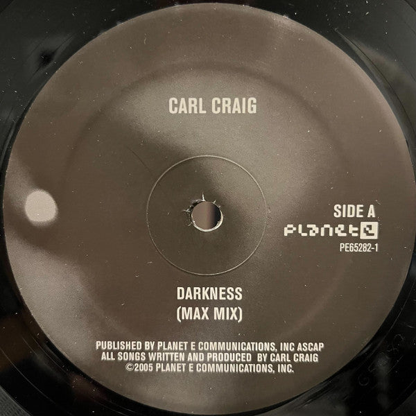 Carl Craig – Darkness / Angel (12", Planet E, 2005) Image 3