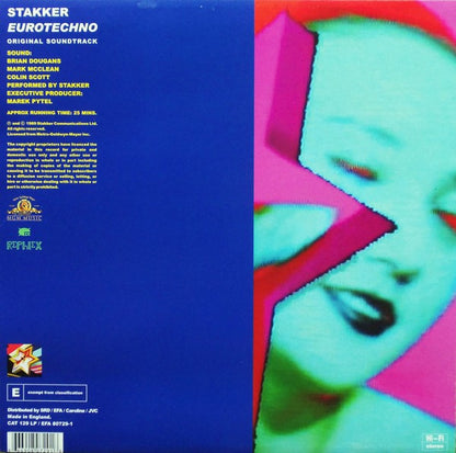 Stakker – Eurotechno (LP, Rephlex, 2003) Back Cover