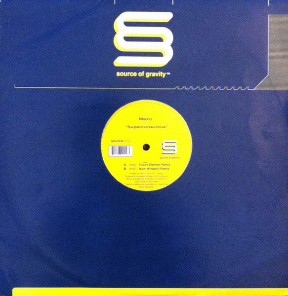 Mezo – Superconscious (12", Source Of Gravity, 2002) Front Cover