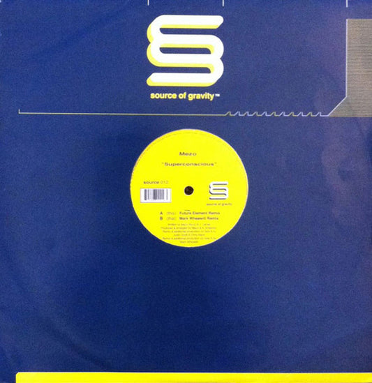 Mezo – Superconscious (12", Source Of Gravity, 2002) Front Cover