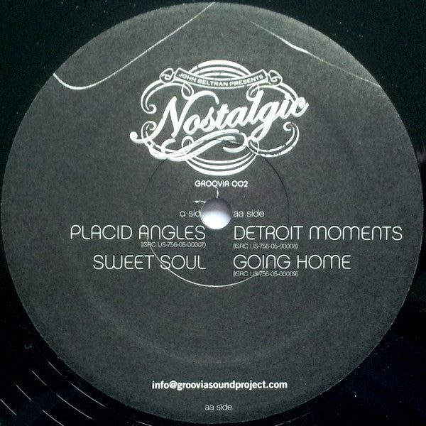 Nostalgic – Going Home EP (12", Groovia Sound Project, 2006) Image 3