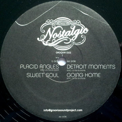 Nostalgic – Going Home EP (12", Groovia Sound Project, 2006) Image 3