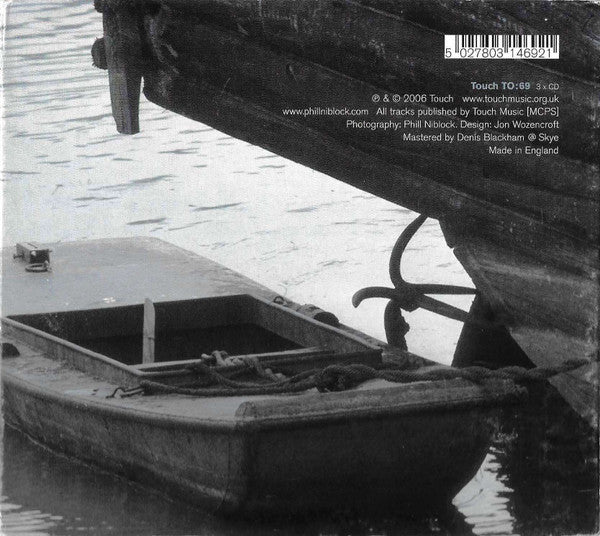 Phill Niblock – Touch Three (3xCD, Touch, 2006) Back Cover