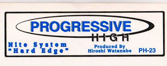 Nite System – Hard Edge (12", Progressive High, 1997) Front Cover