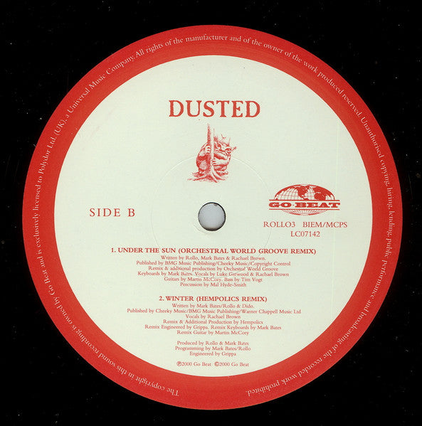 Dusted – Always Remember To Respect Your Mother (Part 1) (12", Go! Beat, 2000) Image 3