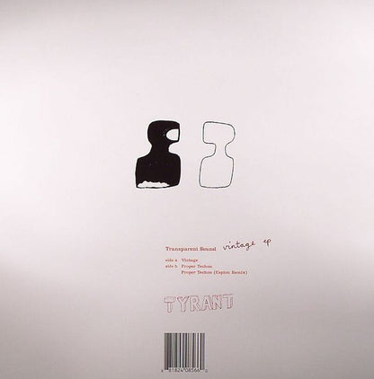Transparent Sound – Vintage EP (12", Tyrant, 2005) Back Cover